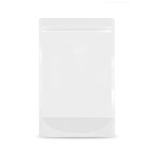 Standbodenbeutel Transparent Monomaterial — Detailansicht in typischer Verpackungs-Anwendung mit Inhaltsbeispiel